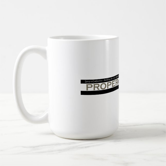 Taza De Café Café Scoundrel adecuado (Izquierda)