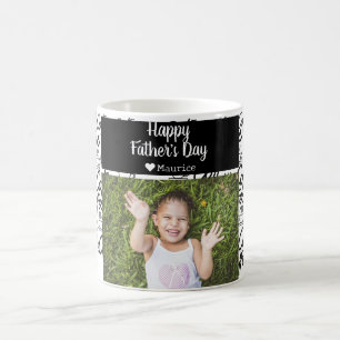 Taza De Café Café Sencillo y elegante foto del Día del Padre Mo