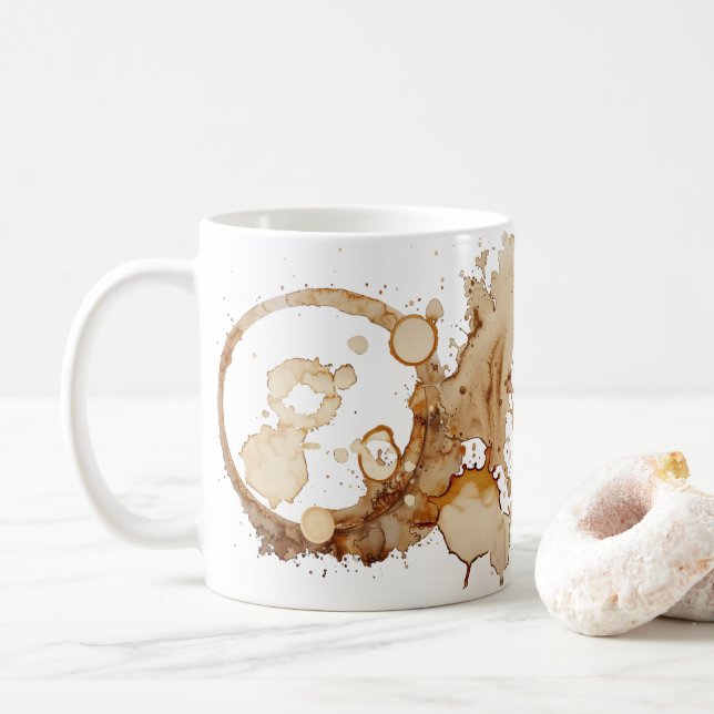 Taza De Café Café Splatters Coffee Mug (Con donut)