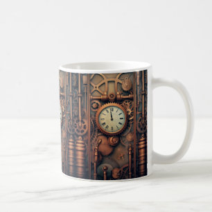 Taza De Café Café Steampunk Clock