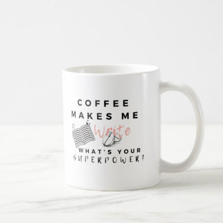 Taza De Café Café "Superpoder del escritor"