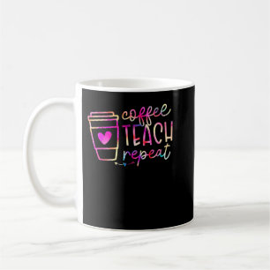 Taza De Café Café Teach Repetir la Apreciación del Profesor Cof