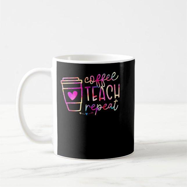 Taza De Café Café Teach Repetir la Apreciación del Profesor Cof (Izquierda)