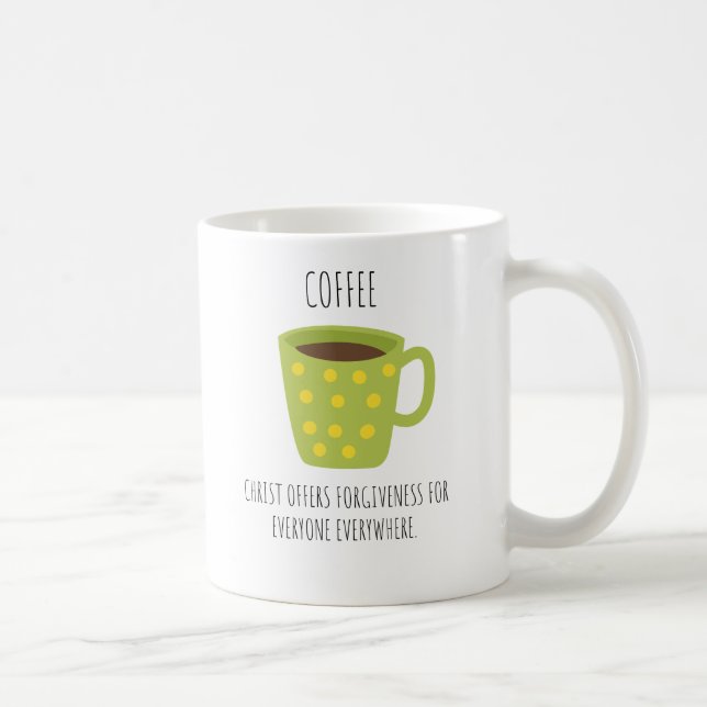 Taza De Café Café Temático Cristiano (Derecha)