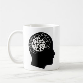 Taza De Café Café Torbellino Cerebral con el Concepto "Quédate 