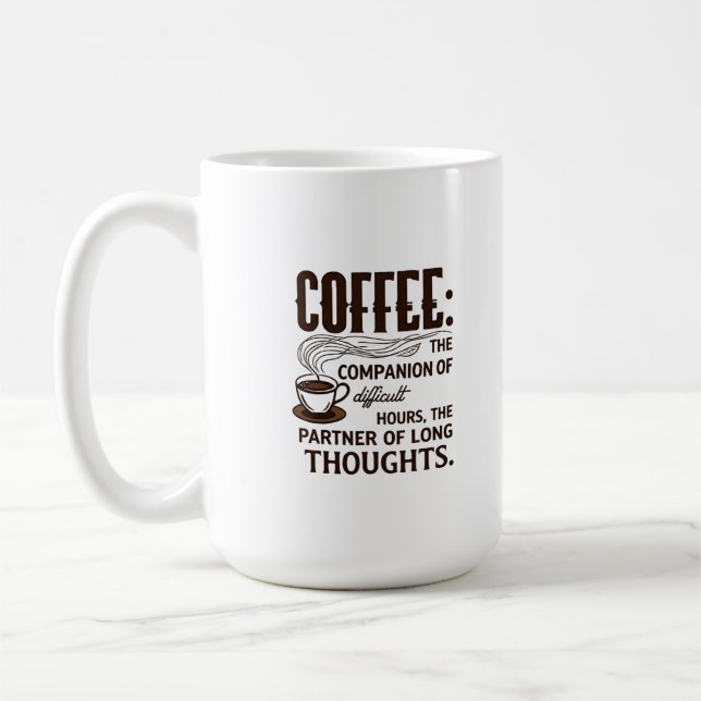 Taza De Café "Café: un compañero" (Izquierda)