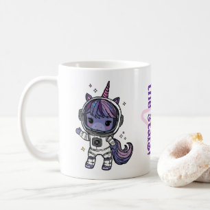 Taza De Café Café unicornio de Astro Cute