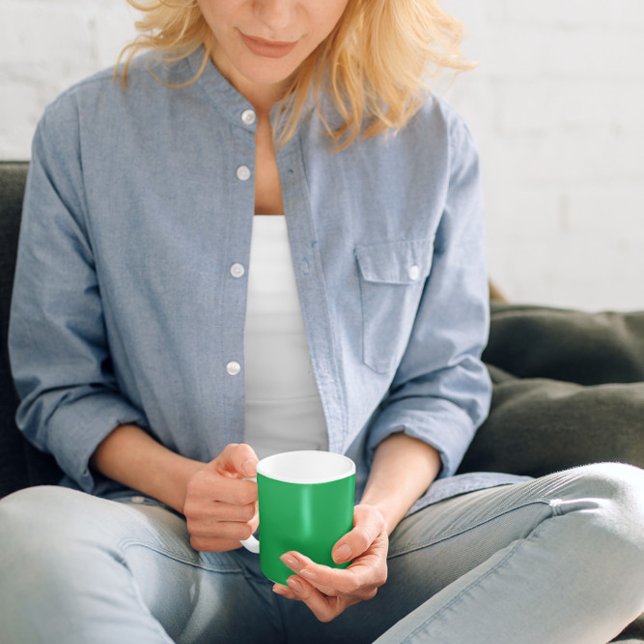 Taza De Café Café verde brillante Mug (Subido por el creador)