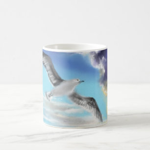 Taza De Café Café volador de gaviota