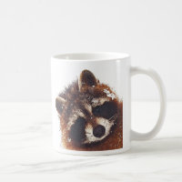 Café X 2 del mapache del peluche