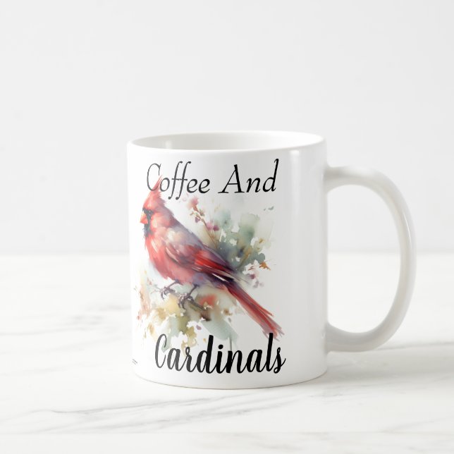 Taza De Café Café y cardenal moderno (Derecha)
