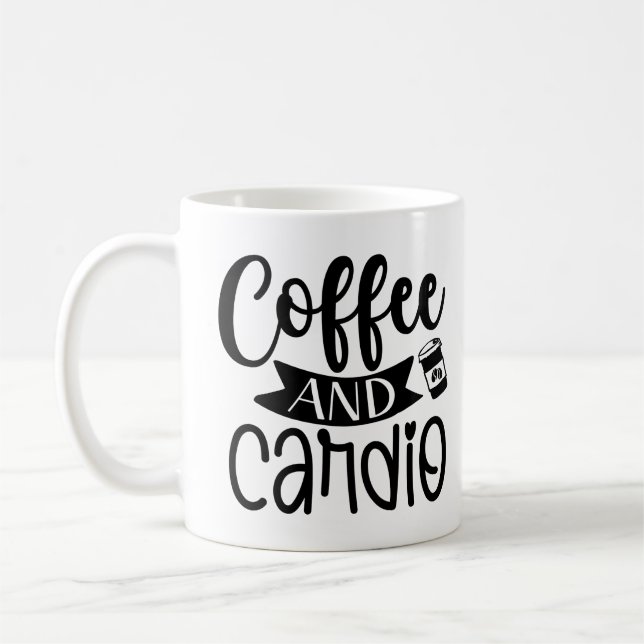 Taza De Café Café Y Cardio (Izquierda)
