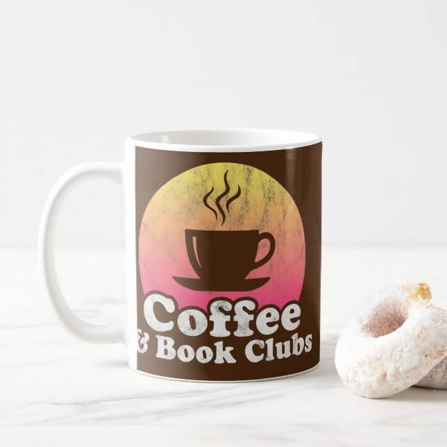Taza De Café Café y clubes de libros  (Con donut)