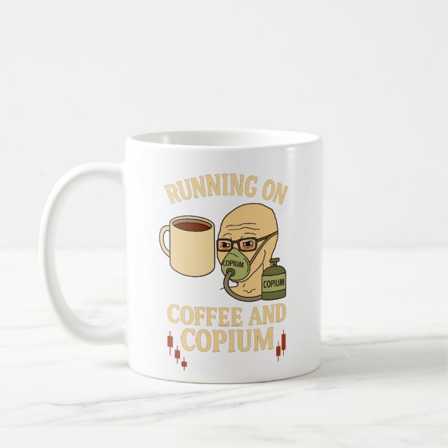 Taza De Café Café y criptografía de cobre (Izquierda)