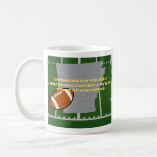 Taza De Café Café y Fútbol en Arkansas
