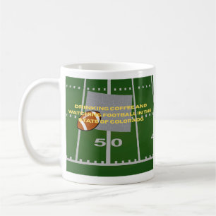 Taza De Café Café y Fútbol en Colorado 