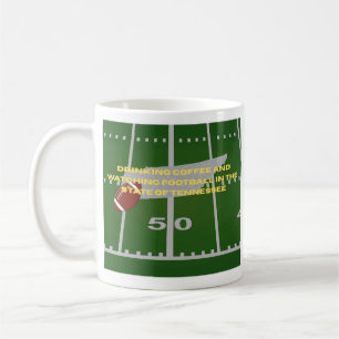 Taza De Café Café y fútbol en el estado de Tennessee 