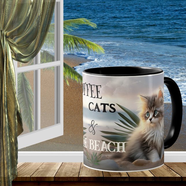 Taza De Café Café y la playa (Subido por el creador)