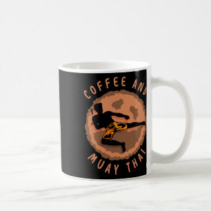 Taza De Café Café y luchador de artes marciales de Muay Thai bo