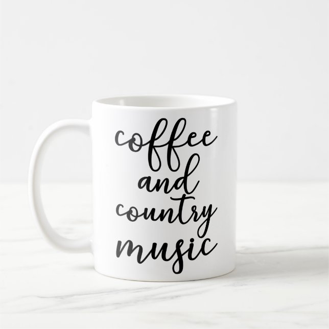 Taza De Café Café y música country (Izquierda)