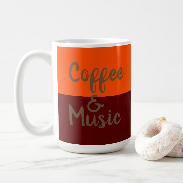 Taza De Café Café y música de Guay (Con donut)