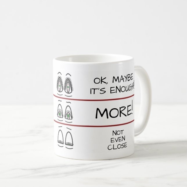 Taza De Café Café y ojos (Anverso derecho)