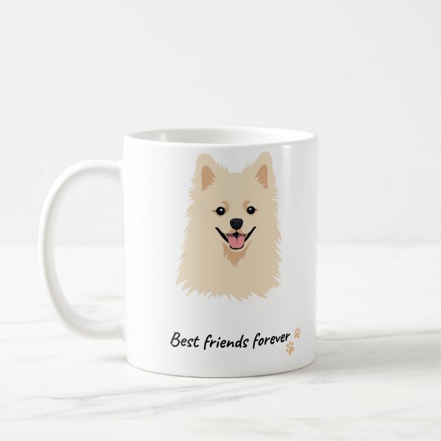 Taza De Café Café y Spitz - La Perfecta Pareja Mug (Izquierda)
