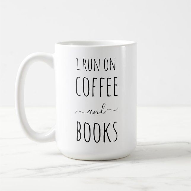 Taza De Café Café y tazón de libros (Izquierda)