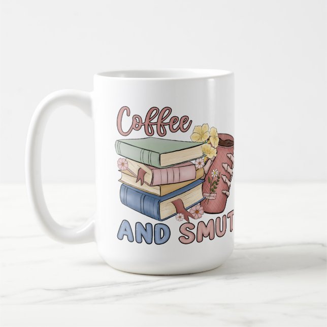 Taza De Café Café y tazón grande de Smut (Izquierda)