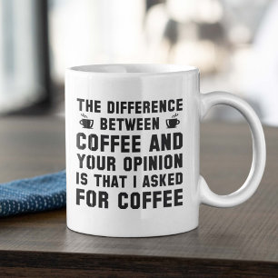 Taza De Café Café Y Tu Opinión