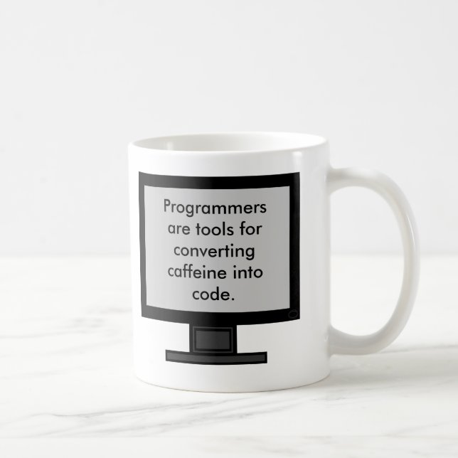Taza De Café Cafeína en código Mug (Derecha)