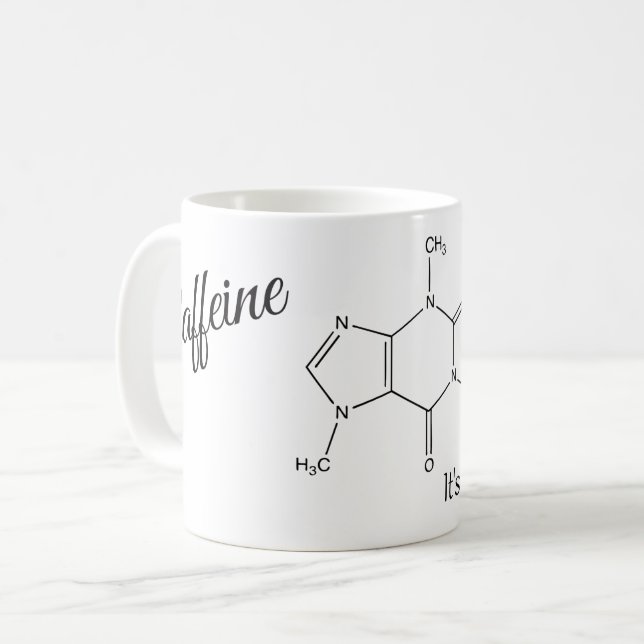 Taza De Café Cafeína - Es lo que hay para el desayuno - Mug (Anverso izquierdo)