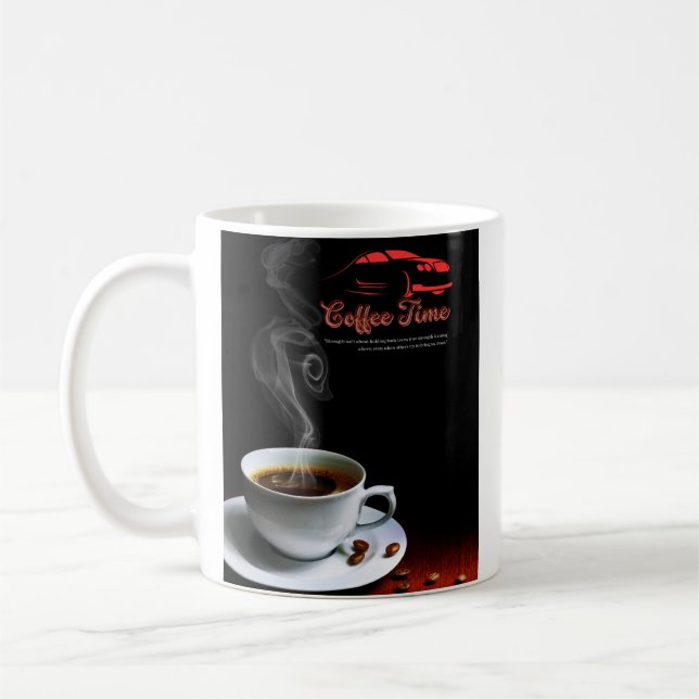 Taza De Café Cafeína Serenity con café Mug (Izquierda)