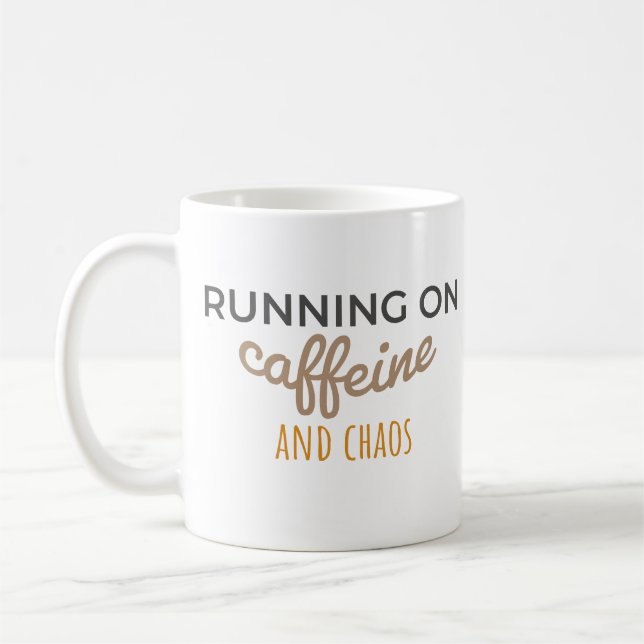 Taza De Café Cafeína y modo caos (Izquierda)