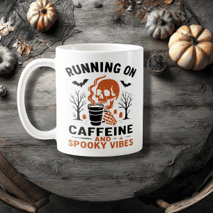 Taza De Café Cafeína y vibraciones espeluznantes - Amante del c