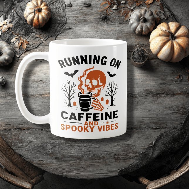 Taza De Café Cafeína y vibraciones espeluznantes - Amante del c (Subido por el creador)