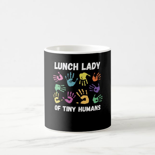 Taza De Café Cafetería de la escuela Lunch Lady Gift (Centro)