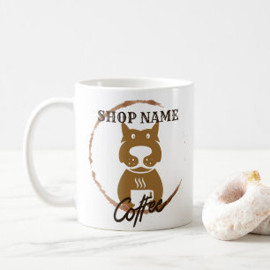 Taza De Café Cafetería DOG simple moderna cafetería Tea shop