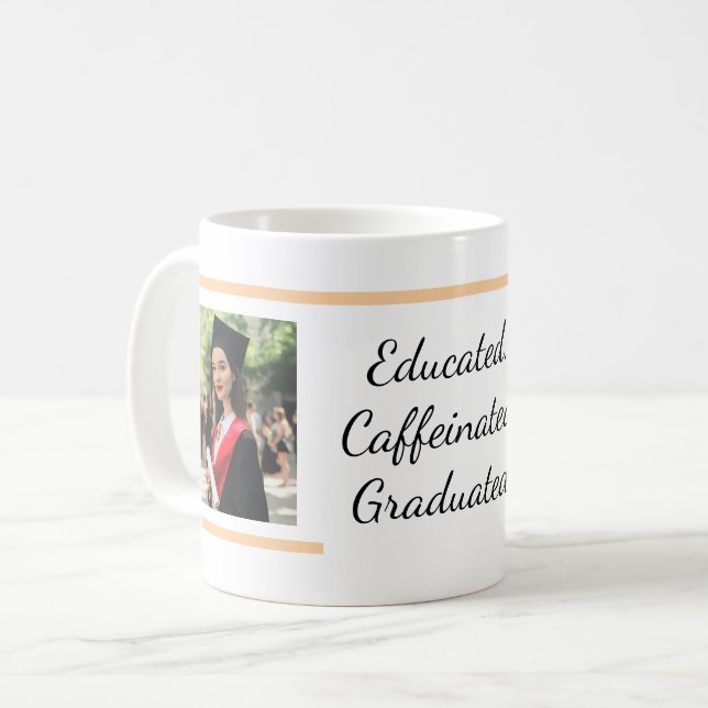 Taza De Café Cafetería educada Toque de café graduado (Anverso izquierdo)