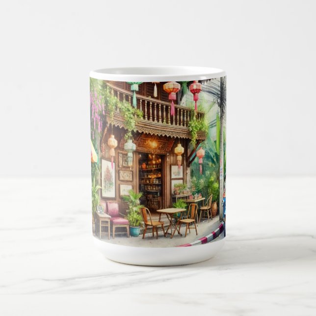 Taza De Café Cafetería en Bangkok Tailandia (Centro)