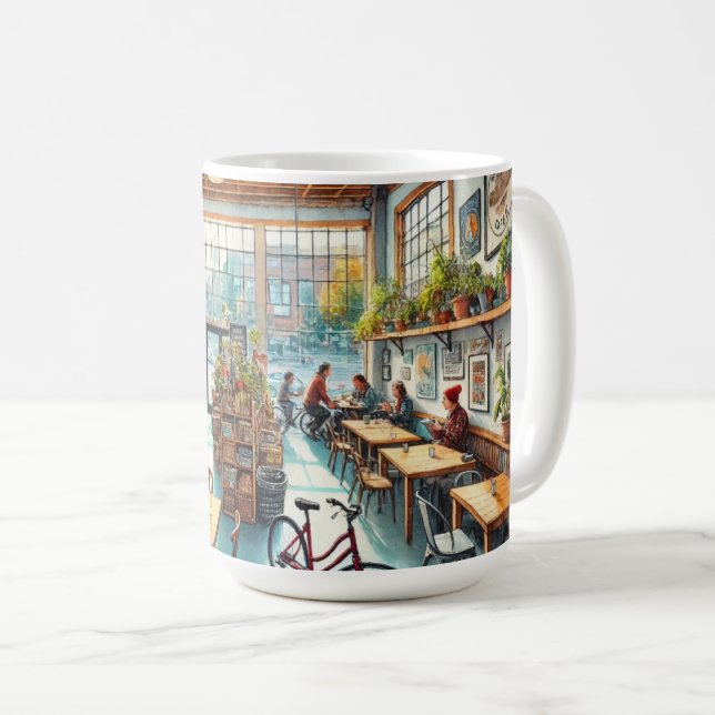 Taza De Café Cafetería independiente en Portland Oregon (Anverso derecho)