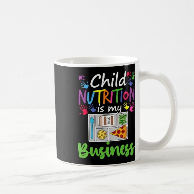 Taza De Café Cafetería Lunch Lady Nutrición Infantil Es Mi Nego (Derecha)