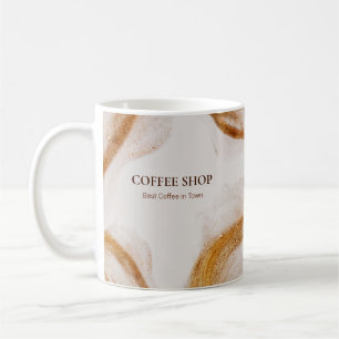 Taza De Café Cafetería Mínima Simple