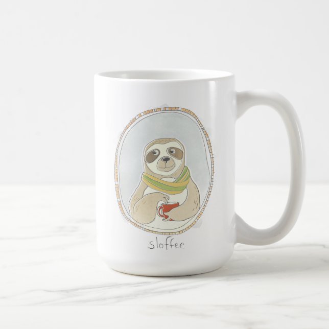 Taza De Café Caffeinated Cutie | Esbozo (Derecha)