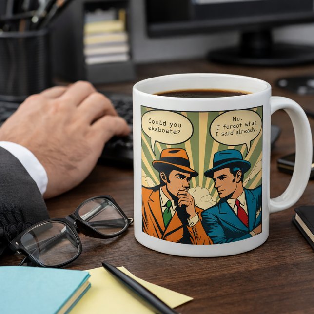 Taza De Café Caffeine Comic (Subido por el creador)