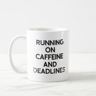 Taza De Café Caffeine & Deadlines Hustle Mug