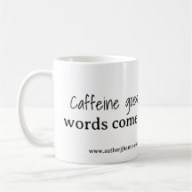 Caffeine entra, las palabras salen Mug