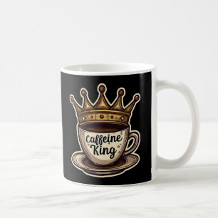 Taza De Café Caffeine King - Coronado Por El Café