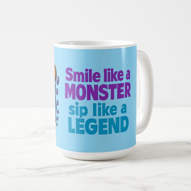 Taza De Café Caffeine Monster (Anverso derecho)