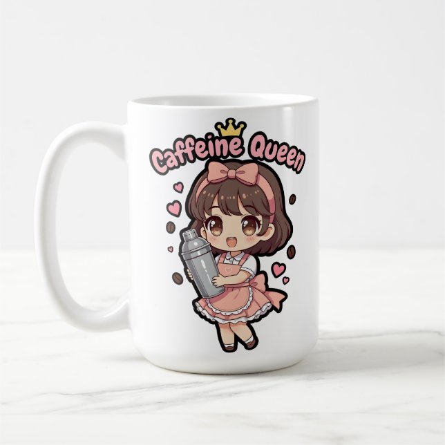 Taza De Café Caffeine Queen (Izquierda)